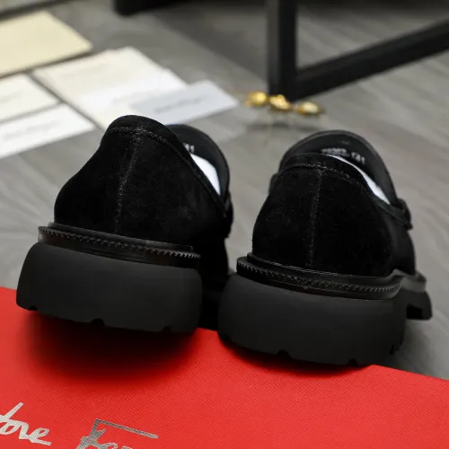 Replica Salvatore Ferragamo Leather Shoes For Men #1392100 $112.00 USD for Wholesale