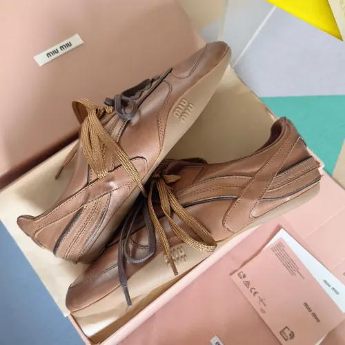 Replica MIU MIU Casual Shoes For Women #1392232 $125.00 USD for Wholesale