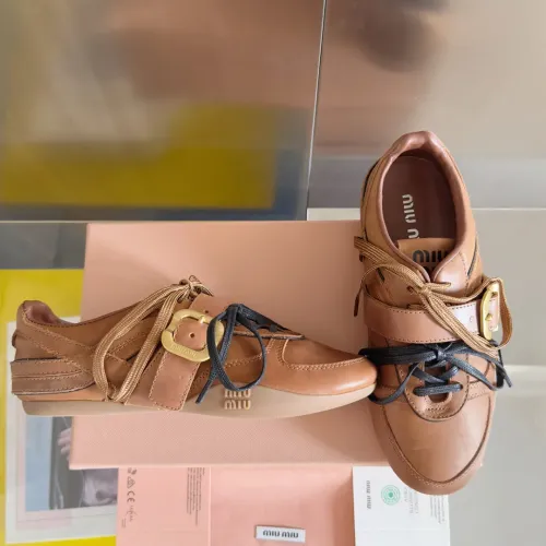 Cheap MIU MIU Casual Shoes For Women #1392237, $$125.00 USD On MIU MIU Casual Shoes