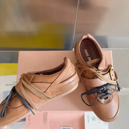 Replica MIU MIU Casual Shoes For Women #1392237 $125.00 USD for Wholesale