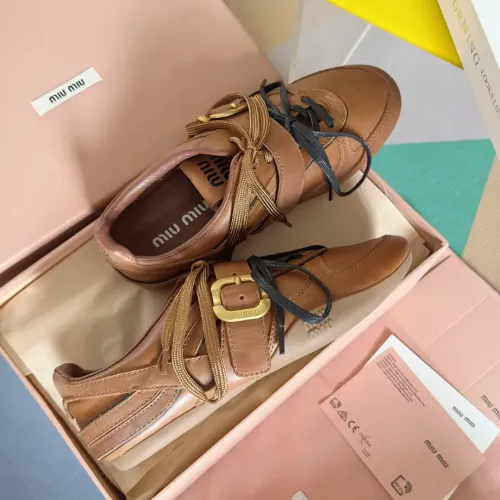 Replica MIU MIU Casual Shoes For Women #1392237 $125.00 USD for Wholesale