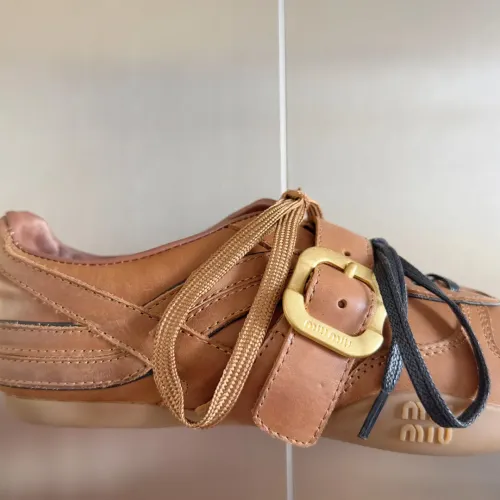 Replica MIU MIU Casual Shoes For Women #1392237 $125.00 USD for Wholesale