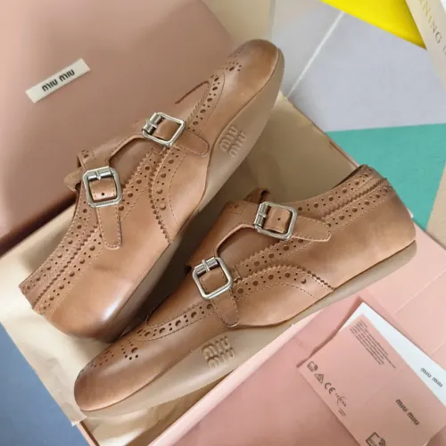 Replica MIU MIU Casual Shoes For Women #1392239 $125.00 USD for Wholesale