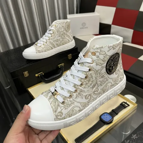 Cheap Versace High Tops Shoes For Men #1392490, $$80.00 USD On Versace High Tops Shoes