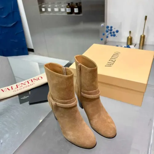 Replica Valentino Boots For Women #1392528 $145.00 USD for Wholesale