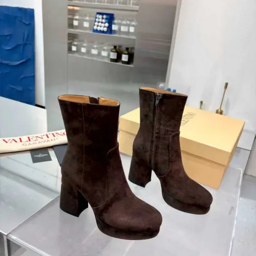 Replica Valentino Boots For Women #1392561 $145.00 USD for Wholesale