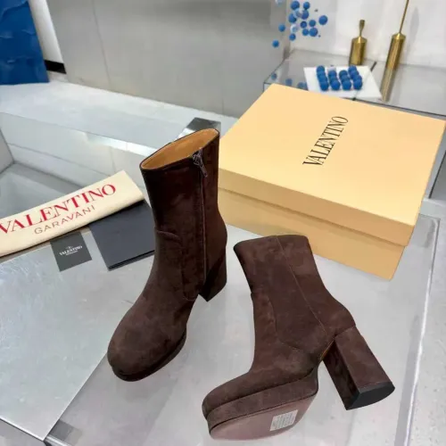 Replica Valentino Boots For Women #1392561 $145.00 USD for Wholesale