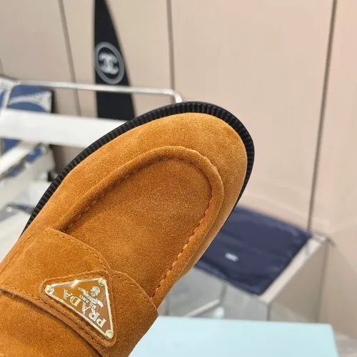 Replica Prada Leather Shoes For Women #1392726 $102.00 USD for Wholesale