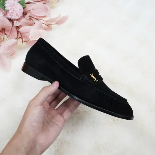 Replica Yves Saint Laurent YSL Leather Shoes For Women #1392794 $102.00 USD for Wholesale