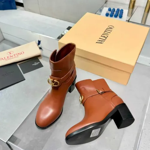 Replica Valentino Boots For Women #1392889 $145.00 USD for Wholesale