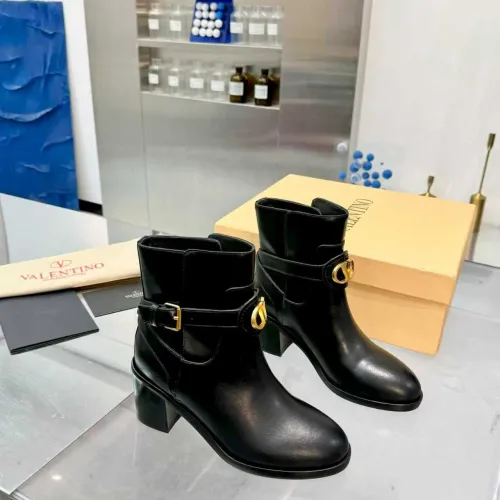 Replica Valentino Boots For Women #1392891 $145.00 USD for Wholesale
