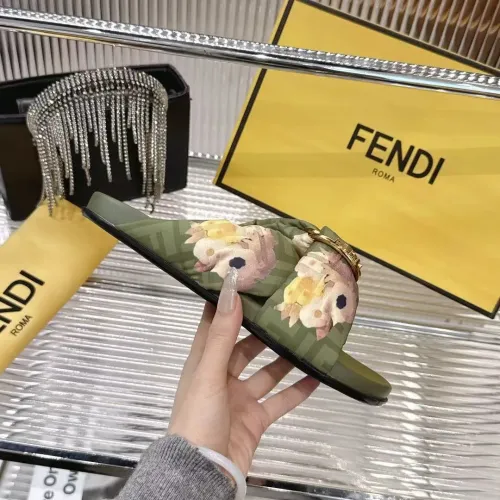 Replica Fendi Slippers For Women #1392898 $80.00 USD for Wholesale