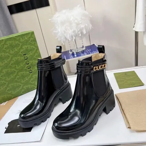 Replica Gucci Boots For Women #1393015 $102.00 USD for Wholesale