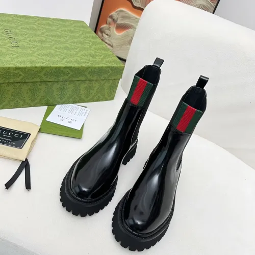 Replica Gucci Boots For Women #1393019 $108.00 USD for Wholesale