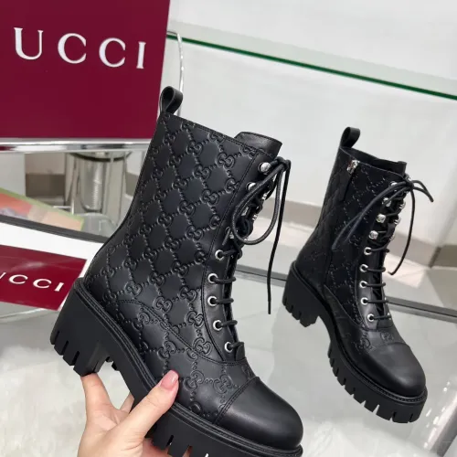 Replica Gucci Boots For Women #1393023 $118.00 USD for Wholesale