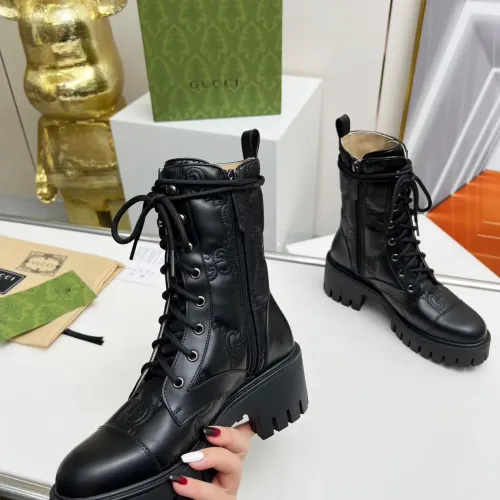 Replica Gucci Boots For Women #1393026 $118.00 USD for Wholesale