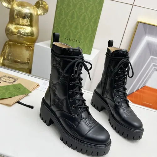 Replica Gucci Boots For Women #1393026 $118.00 USD for Wholesale