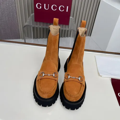 Replica Gucci Boots For Women #1393028 $115.00 USD for Wholesale