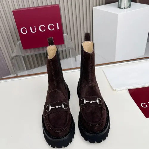 Replica Gucci Boots For Women #1393029 $115.00 USD for Wholesale