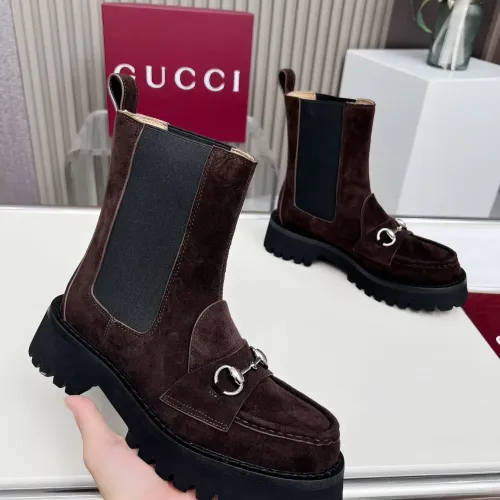 Replica Gucci Boots For Women #1393029 $115.00 USD for Wholesale
