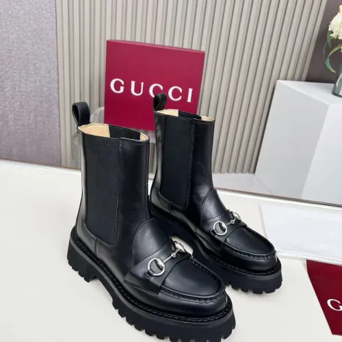 Replica Gucci Boots For Women #1393030 $115.00 USD for Wholesale