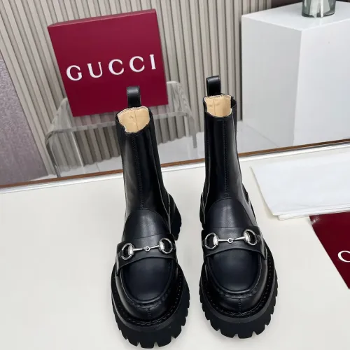 Replica Gucci Boots For Women #1393030 $115.00 USD for Wholesale
