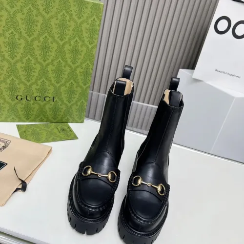Replica Gucci Boots For Women #1393031 $118.00 USD for Wholesale