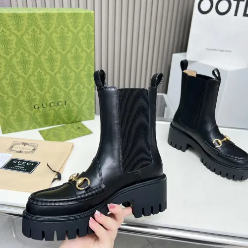 Replica Gucci Boots For Women #1393031 $118.00 USD for Wholesale