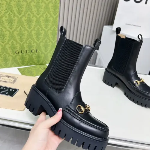 Replica Gucci Boots For Women #1393031 $118.00 USD for Wholesale