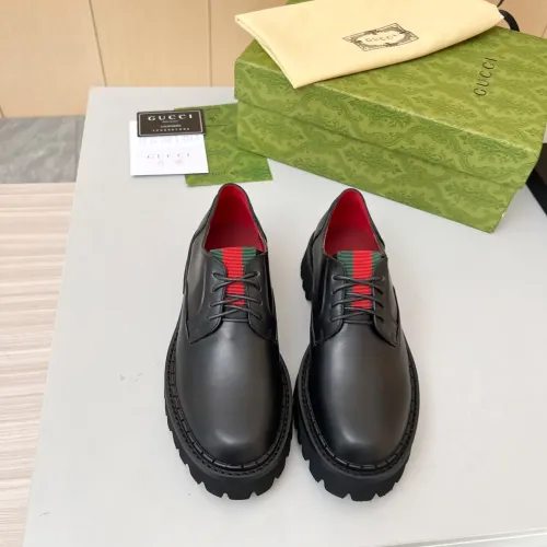 Replica Gucci Oxfords Shoes For Women #1393041 $92.00 USD for Wholesale