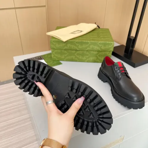 Replica Gucci Oxfords Shoes For Women #1393041 $92.00 USD for Wholesale