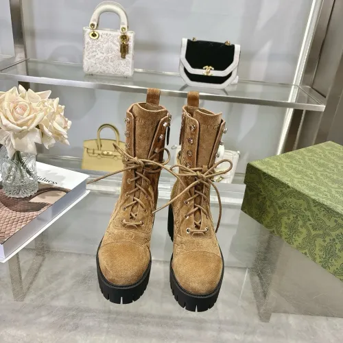 Replica Gucci Boots For Women #1393045 $128.00 USD for Wholesale