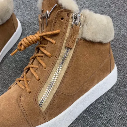 Replica Giuseppe Zanotti High Tops Shoes For Men #1393128 $100.00 USD for Wholesale