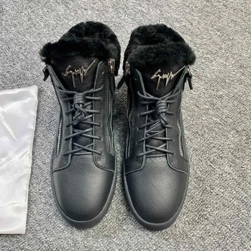 Replica Giuseppe Zanotti High Tops Shoes For Women #1393131 $102.00 USD for Wholesale