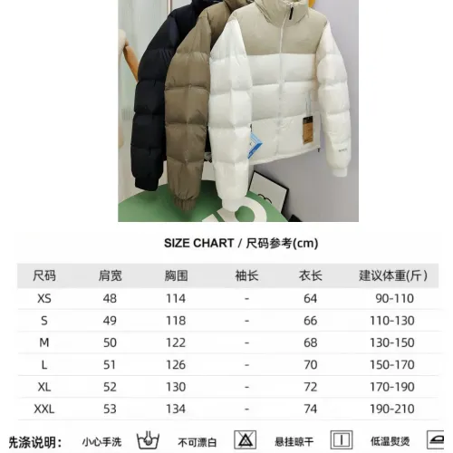 Replica The North Face Down Feather Coat Long Sleeved For Unisex #1393135 $125.00 USD for Wholesale