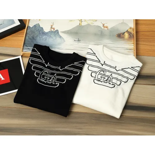 Replica Armani Sweaters Long Sleeved For Men #1393217 $48.00 USD for Wholesale