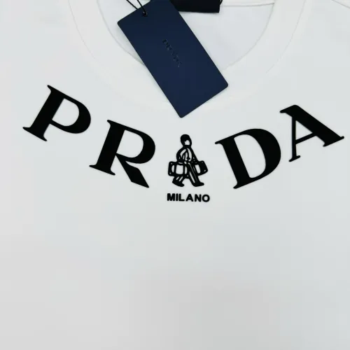 Replica Prada T-Shirts Long Sleeved For Men #1393461 $80.00 USD for Wholesale