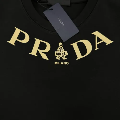 Replica Prada T-Shirts Long Sleeved For Men #1393463 $80.00 USD for Wholesale