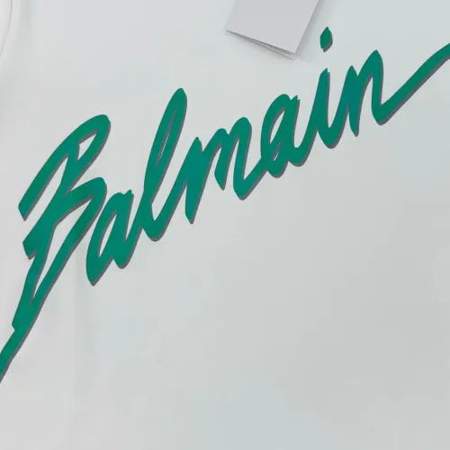 Replica Balmain T-Shirts Long Sleeved For Men #1393464 $80.00 USD for Wholesale