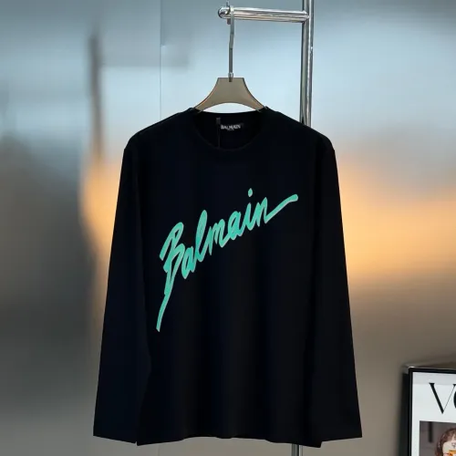 Cheap Balmain T-Shirts Long Sleeved For Men #1393465, $$80.00 USD On Balmain T-Shirts