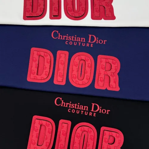 Replica Christian Dior T-Shirts Long Sleeved For Men #1393477 $82.00 USD for Wholesale