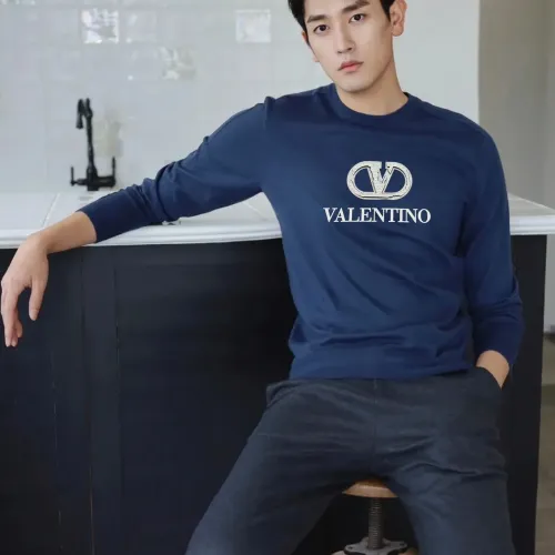 Replica Valentino T-Shirts Long Sleeved For Men #1393480 $82.00 USD for Wholesale