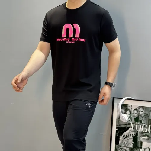 Replica MIU MIU T-Shirts Short Sleeved For Men #1393609 $80.00 USD for Wholesale