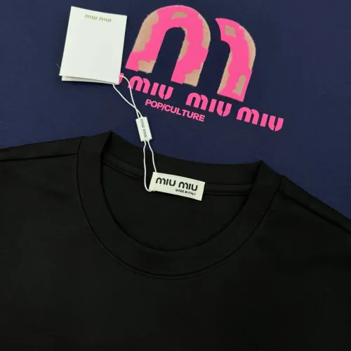Replica MIU MIU T-Shirts Short Sleeved For Men #1393609 $80.00 USD for Wholesale