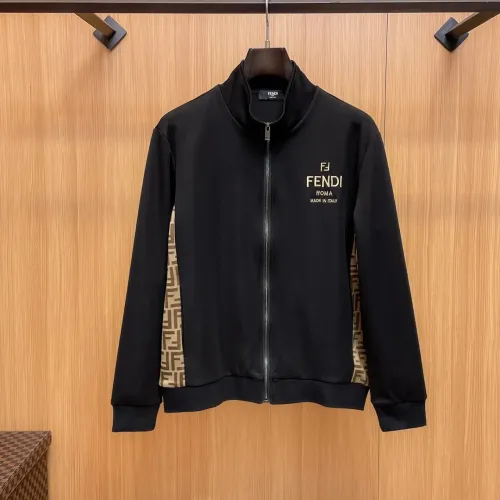 Replica Fendi Tracksuits Long Sleeved For Men #1393654 $128.00 USD for Wholesale