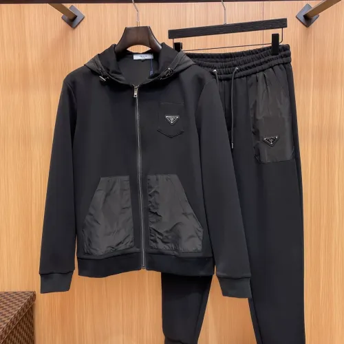 Cheap Prada Tracksuits Long Sleeved For Men #1393662, $$128.00 USD On Prada Tracksuits