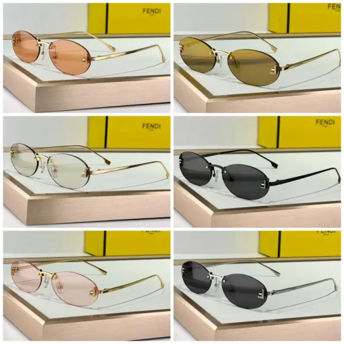 Replica Fendi AAA Quality Sunglasses #1393995 $64.00 USD for Wholesale