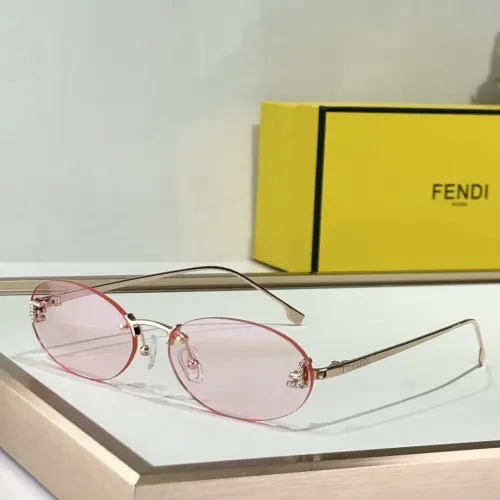 Cheap Fendi AAA Quality Sunglasses #1393998, $$64.00 USD On Fendi AAA Quality Sunglasses