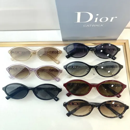 Replica Christian Dior AAA Quality Sunglasses #1394028 $56.00 USD for Wholesale