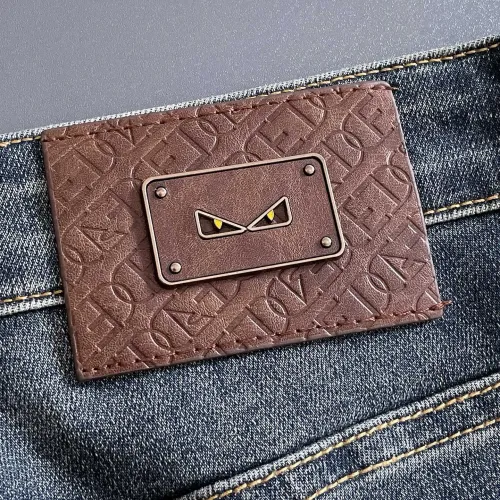 Replica Fendi Jeans For Men #1394516 $48.00 USD for Wholesale